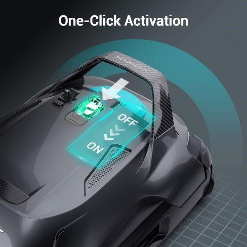 AIPER SEAGULL PLUS Cordless Pool Vacuum, Robotic Pool Cleaner with Strong Suction, LED Indicator for Above/In-Ground Flat Pools Up to 60 ft AIPER SEAGULL PLUS Cordless Pool Vacuum, Robotic Pool Cleaner with Strong Suction, LED Indicator for Above/In-Ground Flat Pools Up to 60 ft